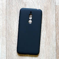 Ультратонкий силіконовий чохол Candy для Meizu M6T (чорний)