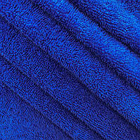 Ткань махровая хлопковая ярко-синяя (Турция) 143