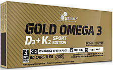 Olimp Gold Omega 3 D3+K2 Sport edition caps 60