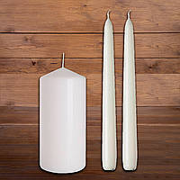 Свечи для семейного очага без декора (арт. WC-100)