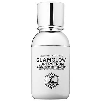 Кислотна сироватка для очищення і відновлення шкіри GlamGlow SuperSerum 6-Acid Refining Treatment 30 мл