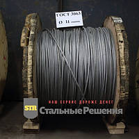 Канат сталевий трос 11 мм ГОСТ 3063-80 оцинкований