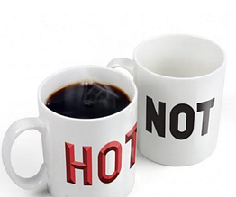 Чашка з індикатором "Хамелеон HOT NOT" керамічна 320 мл