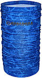 Бафф Kosadaka Ice Silk Sunblock "SNAKE SKIN" UV захист від сонця синій, фото 2