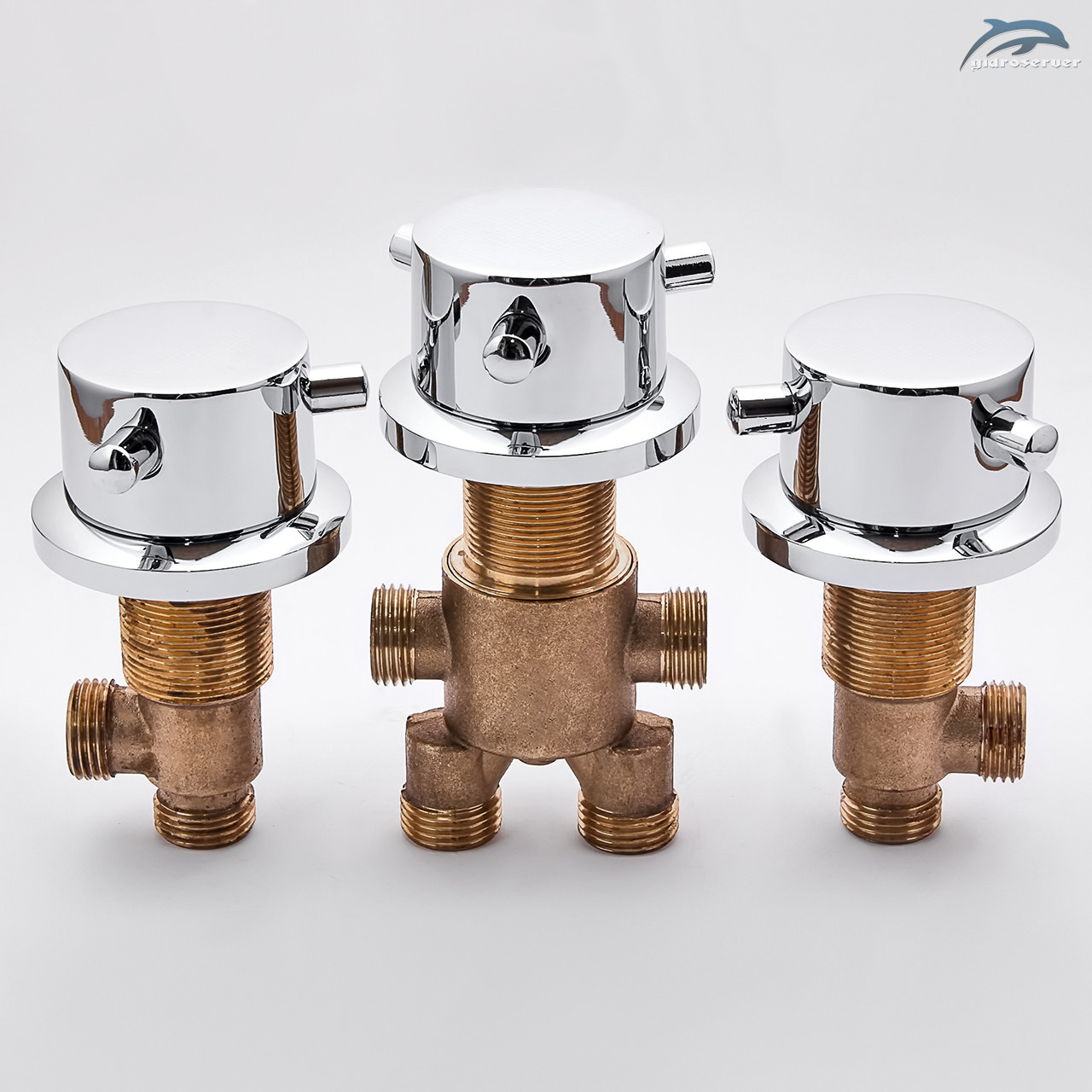 Крани змішувач перемикач для гідромасажної ванни, джакузі J - 7030 комплект., фото 1