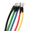 Набір трубчастих еспандерів для фітнесу та вправ 11в1 Ares Active Resistance Bands Set 151139, фото 6