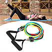 Набір трубчастих еспандерів для фітнесу та вправ 11в1 Ares Active Resistance Bands Set 151139, фото 8