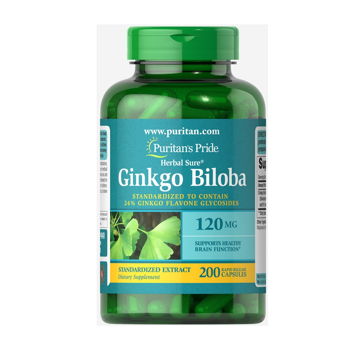 Гинко билоба GINKGO BILOBA 120 мг 200 капсул