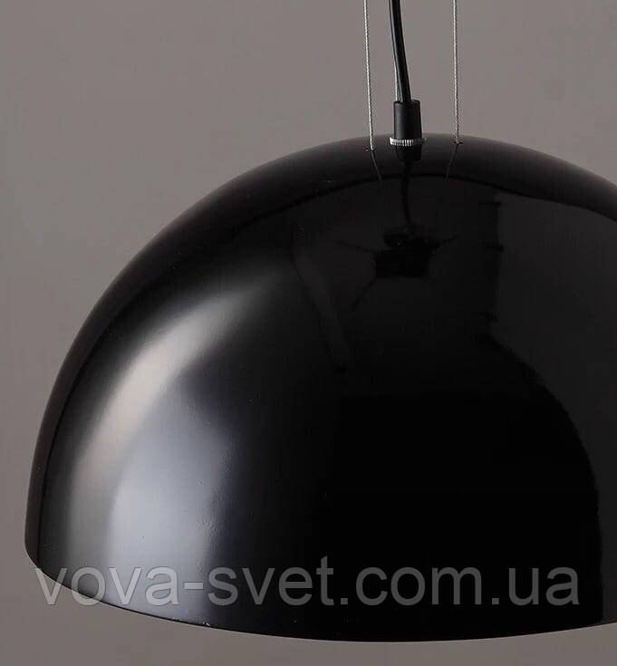 Светильник подвесной купол [ Loft Round Black ] диаметр 60 / 90 см. - фото 9 - id-p1204293386