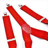 Підтяжки Weatro 0031Y-new Червоні, фото 4