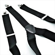 Підтяжки Weatro 0032Y-new Чорні, фото 4