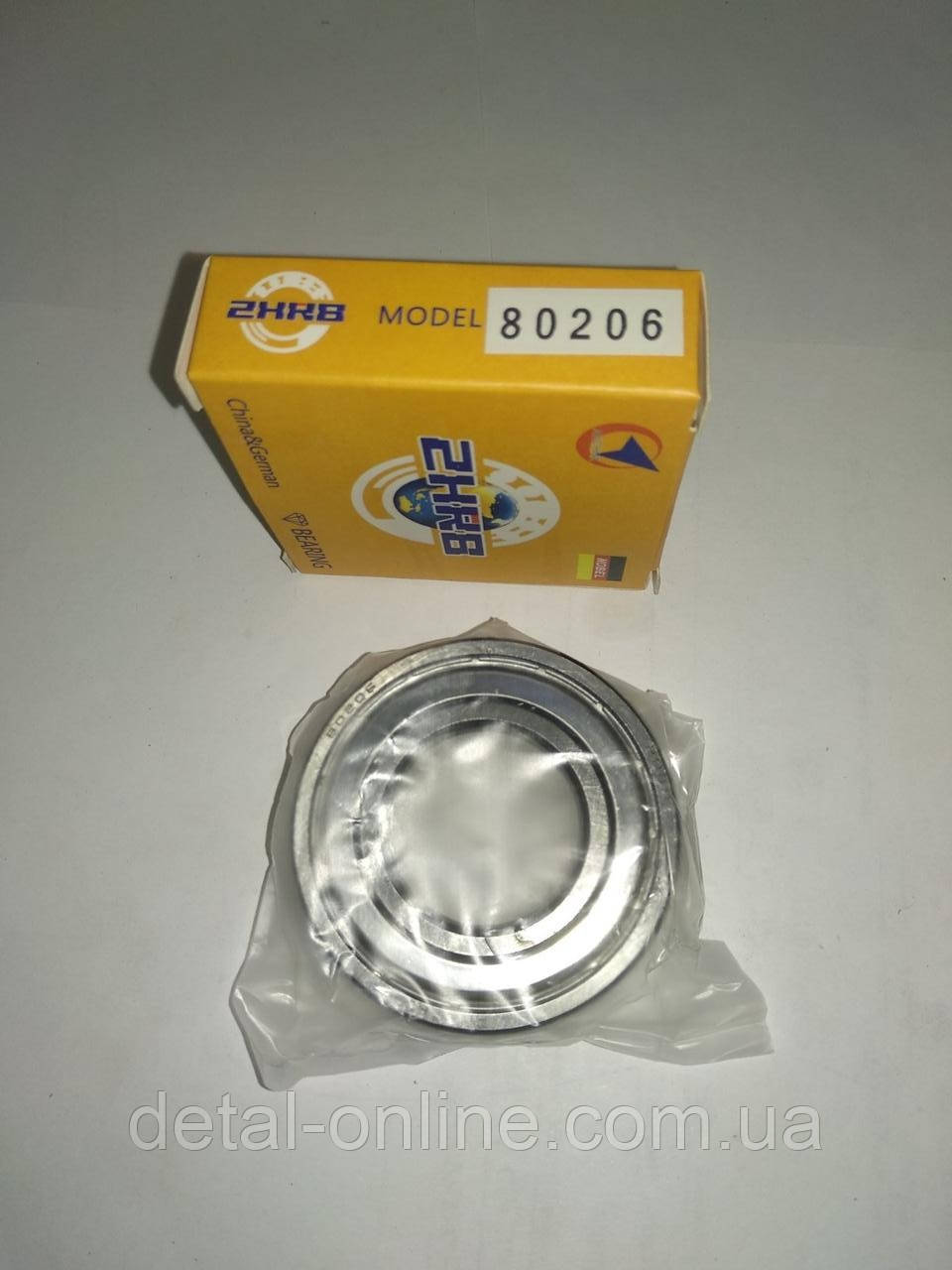 80206 Підшипник кульковий (6206-ZZ) (NOBEL)