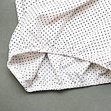 Блузка з коротким рукавом, для дівчинки, біла в горошок, Julia, SmileTime, фото 5
