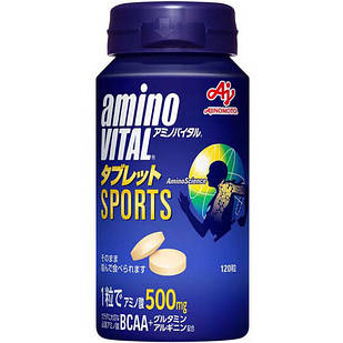 Ajinomoto Amino Vital BCAA та інші амінокислоти 2000 мг на порцію, 120 таб на 30 порцій