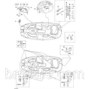 Ручка Sea-Doo BRP Handle grip, фото 1