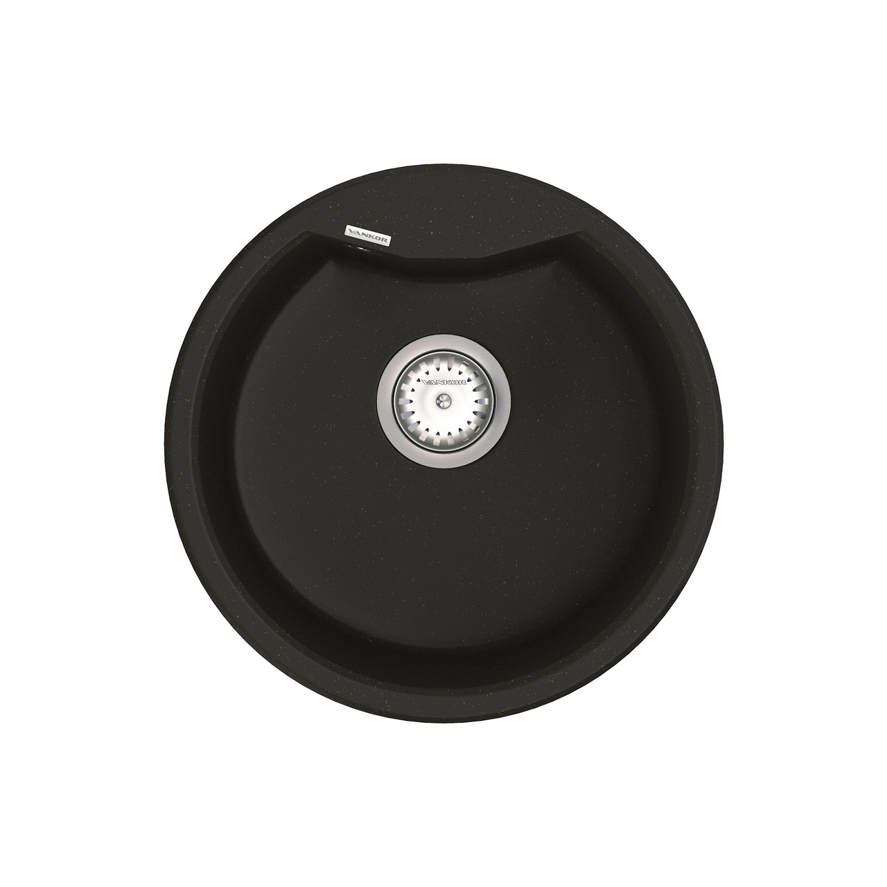 Гранітна мийка Vankor Vena VMR 01.48 Black 480
