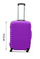 Чехол на чемодан Sweetkeys из дайвинга L фиолетовый