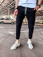 Мужские спортивные штаны (BLACK) с карманами