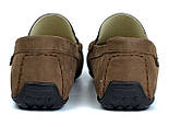 Взуття великих розмірів чоловіча коричневі літні мокасини нубук Rosso Avangard ETHEREAL CappuccBroNubPerfBS, фото 5