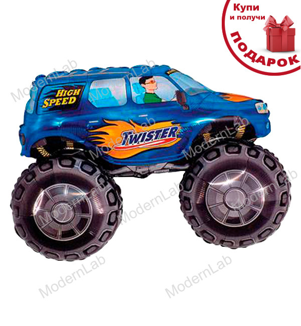 Фольговані кульки "Джип", Іспанія, розмір - 68*96 см