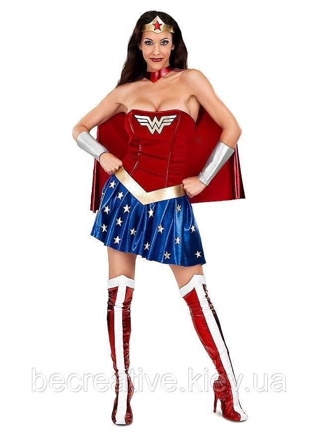 Жіночий карнавальний костюм Wonderwoman