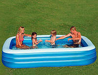 Надувной бассейн INTEX Голубой, 305х183х56 см, от 6 лет