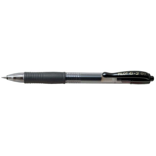 Ручка гелева Pilot чорна 0.7 мм (BL-G2-7-B)