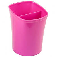Стакан для ручок квадратний ZiBi рожевий (ZB.3001-10)