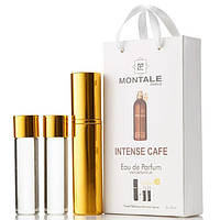 Унисекс мини парфюм Montale Intense Cafe, набор 3х15 мл