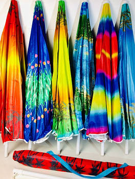 Парасолька пляжна посилена з нахилом 1.8 м Umbrella Best 11 (12)