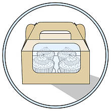 Коробки для десертів та закусок