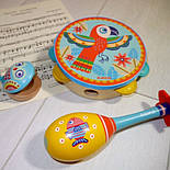 Набір музичних інструментів Djeco "Тамбурин, маракас, кастаньєт", фото 2