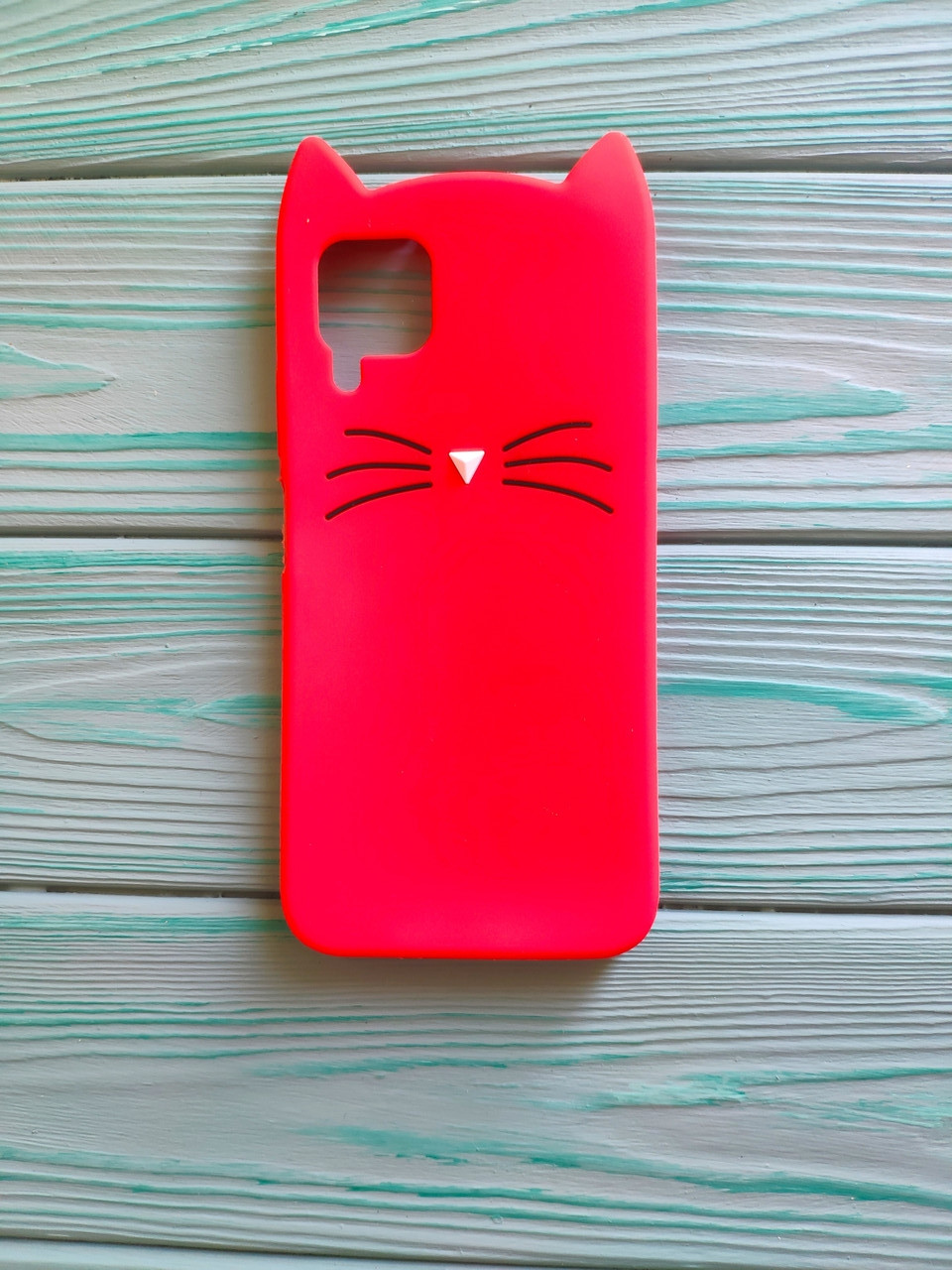 Чохол 3D Cat для Huawei P40 Lite Бампер Усики червоний