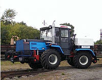 Мотовоз маневровый ММТ-2М на базе трактора ХТЗ-150К-09 (локомобиль, колесно-рельсовый тягач)