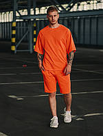 Спортивный костюм Шорты + Футболка Oversize x orange Комплект мужской летний