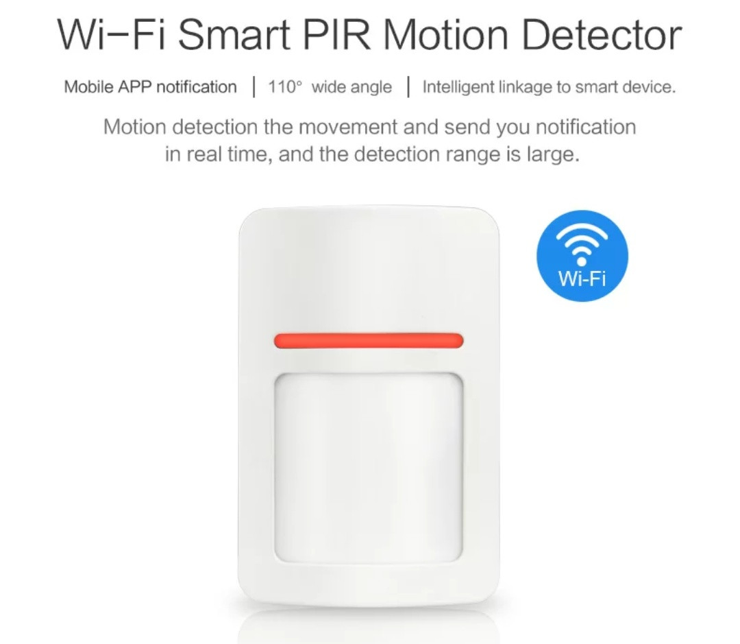 Датчик руху wi-fi автономний. потрібен тільки інтернет і ваш смартфон.
