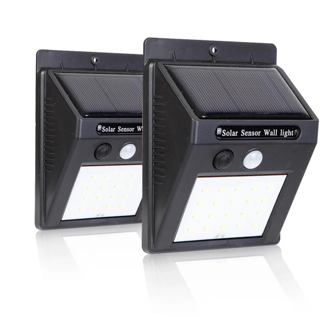 Світильник на сонячній батареї 100 LED зовнішнього освітлення Solar Motion з датчиком руху, фото 1