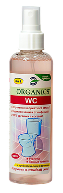 Засіб для усунення запаху в туалеті Organics WC 200 мл