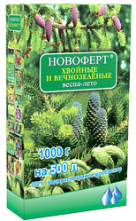 Добриво Новафт "Хвойні та вічнозелені" (весна-літо) 1000 г, Україна