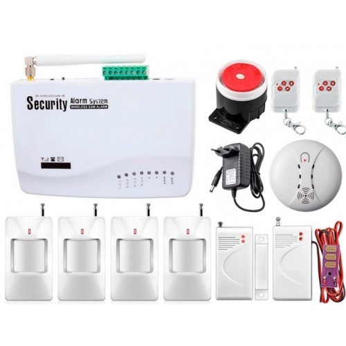Бездротова GSM сигналізація для дому, дачі, гаража комплект Kerui alarm G01 (Profi 4) 433мГц! Гарантія 24 міс, фото 1