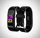 Годинник фітнес-браслет із вимірюванням пульсу та тиску Smart Band B05 Чорний, фото 5