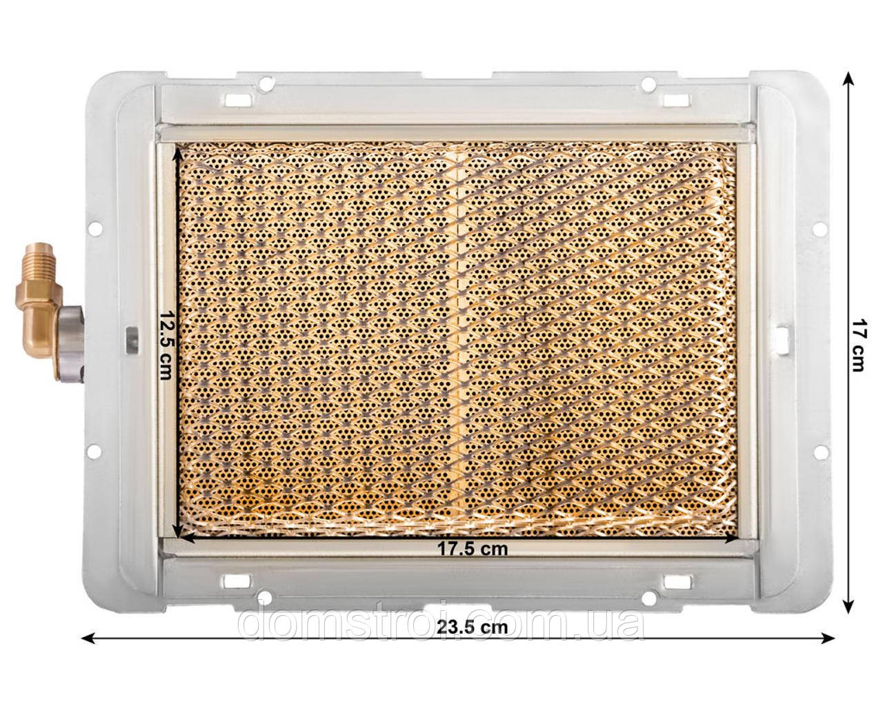 Пальник інфрачервоний газовий з редуктором Nurgaz 1,5 Kw