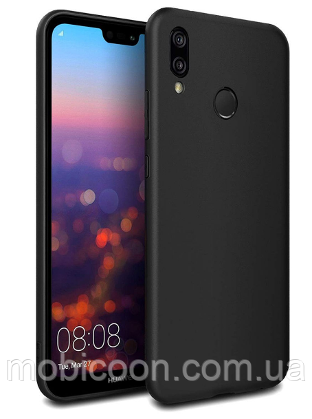 Чохол силіконовий для Samsung Galaxy A40 A405 чорний (самсунг галаксі а40)