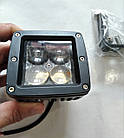 Автомобільна фара прожектор LML-K1212 - 4DS, 12-24В, 4led х 3w, 80х75мм, фото 9