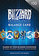 Подарочная карта Blizzard Gift Card на сумму 50 USD, US-регион