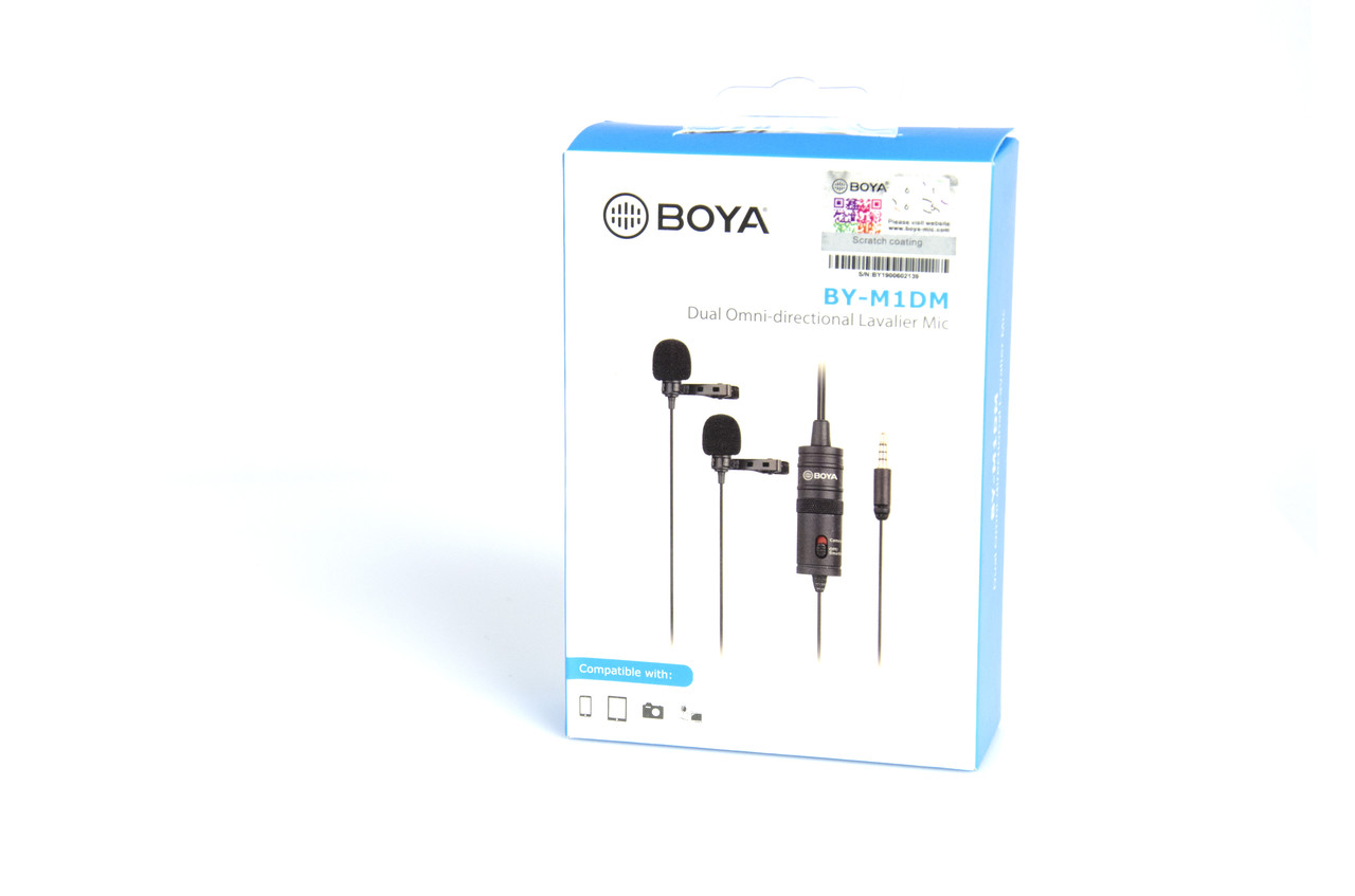 Мікрофон подвійної петлочки Boya BY-M1DM
