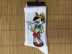 Шкарпетки з вишивкою Пінокіо