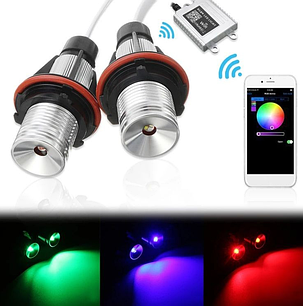 Led Marker 5W RGB bluetooth White лід маркер BMW бмв ангельські оченята лампочка е39 е60 е53 е65 е66, фото 2