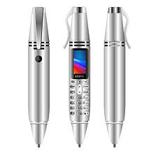 Ручка мобільний телефон портативний з камерою 0.08 MP і Bluetooth AK 007 (Сірий)