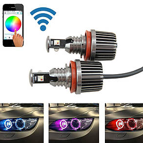 Led Marker BMW (Бмв) 40W (вт) RGB E60, E63/64, E70/71, E81/82, E84, E90/91, F01/02 BLUETOOTH, фото 2